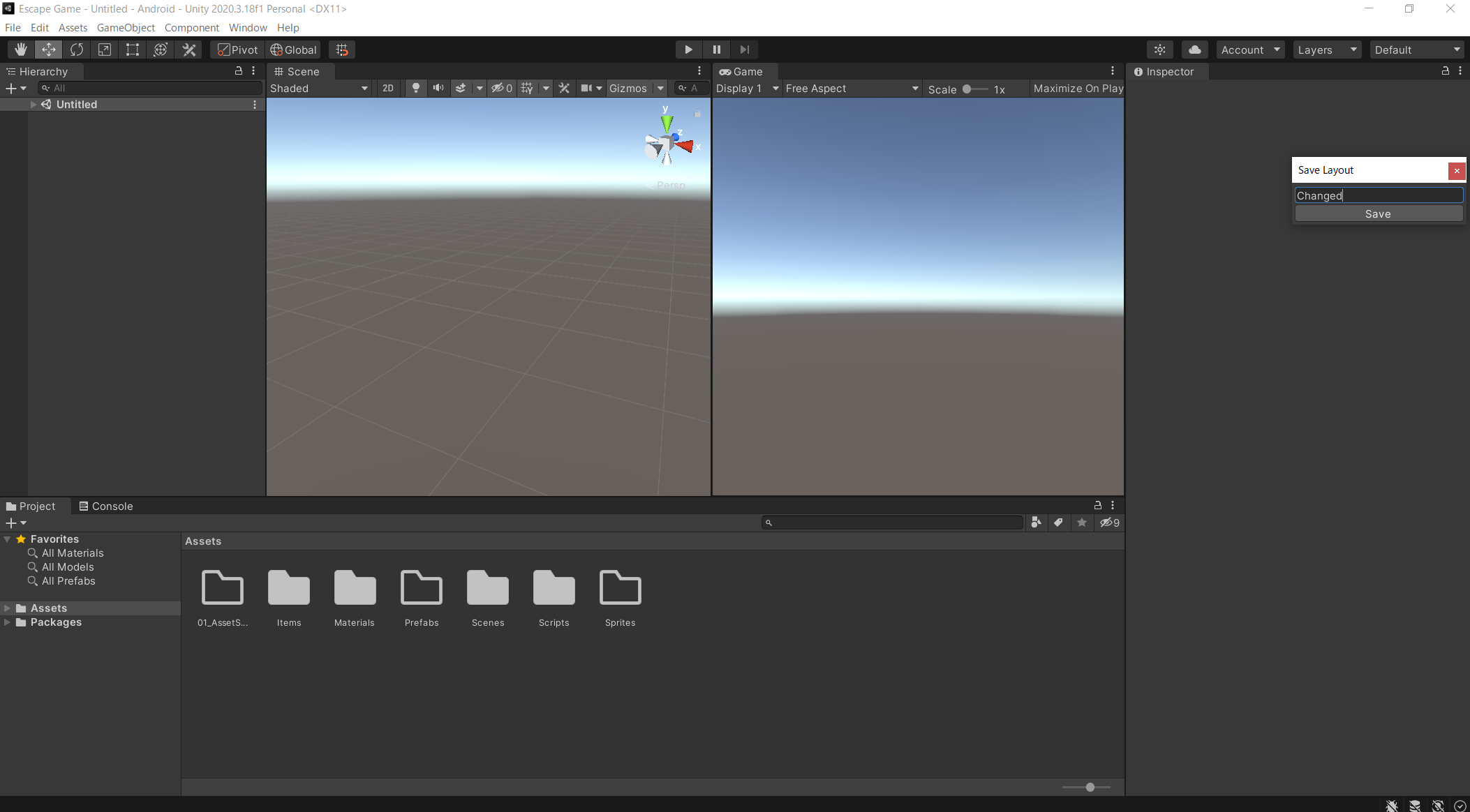 Unity layout 2