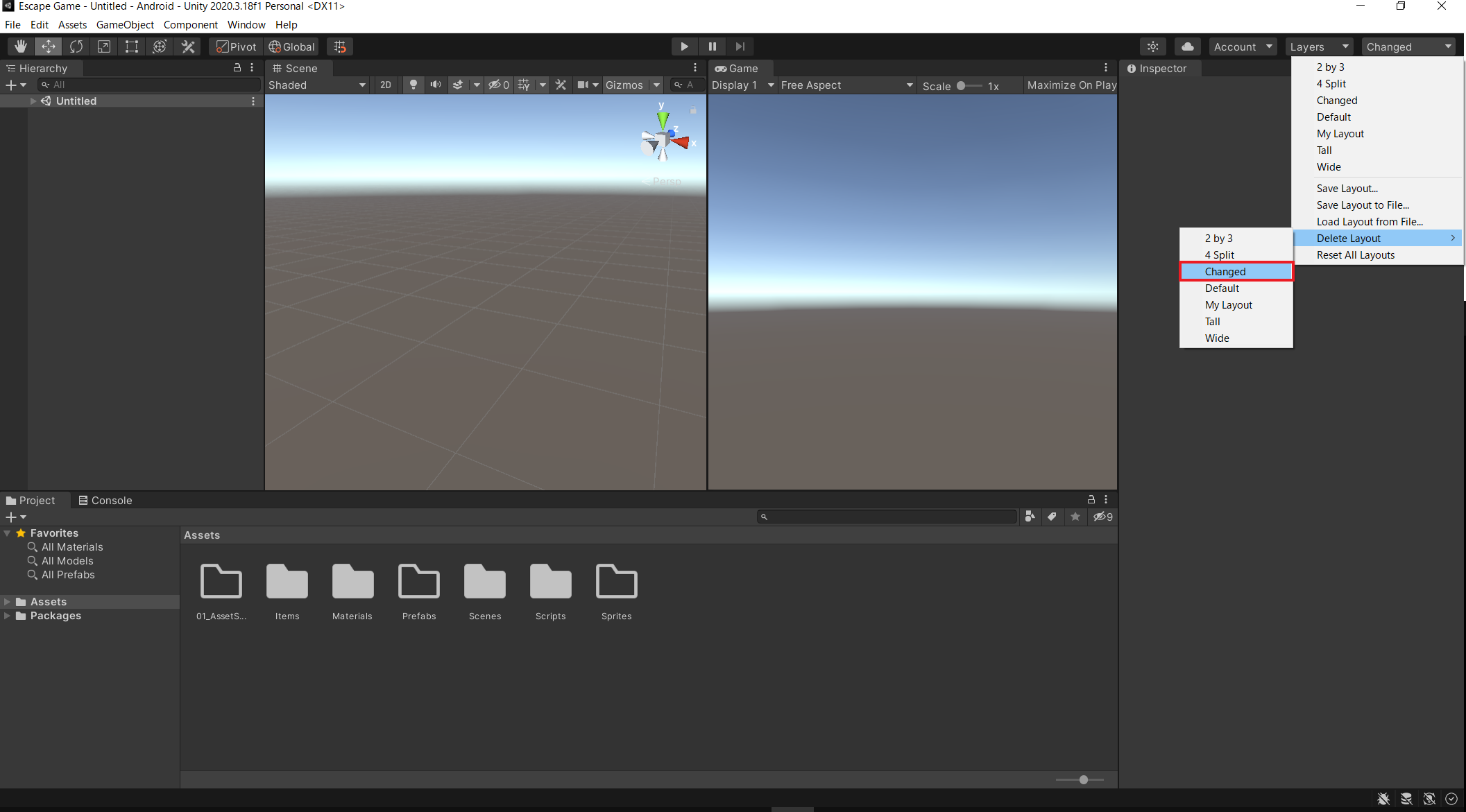 Unity layout 4